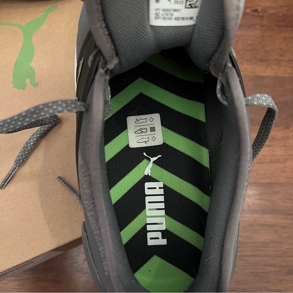 Puma Ignite Elevate Men’s Golf Shoes Gray and Black 9.5 Regular Soft Spikes - Picture 9 of 11